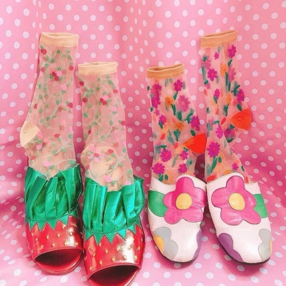 sockcandy Accessories - Sockcandy Colorful Floral Socks 3 pairs bundle